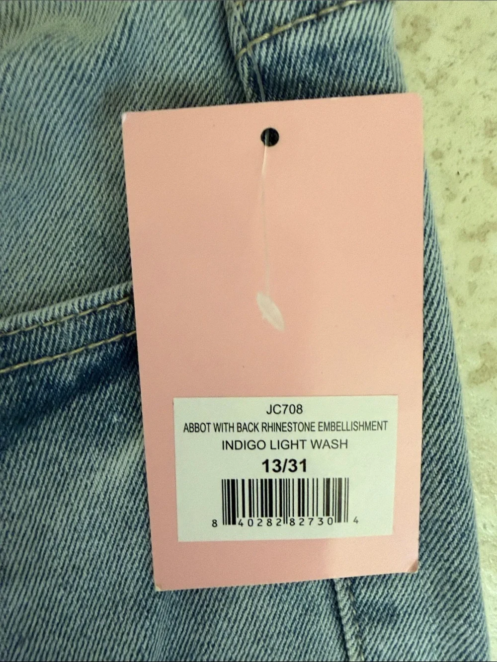 Juicy Couture Light Blue Wide-Leg Jeans